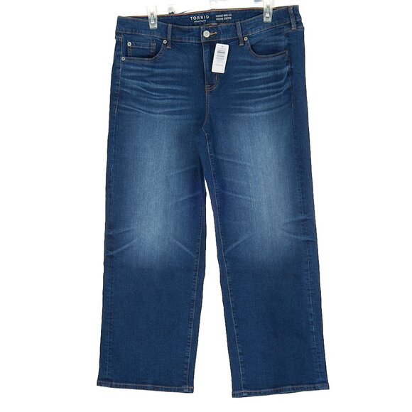 TORRID Perfect Wide Leg Vintage Stretch Jeans Women's 16R NWT - Picture 1 of 6